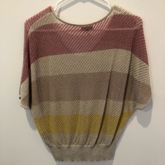 Express Brown Stripe Sweater Sz Small - Picture 4 of 5